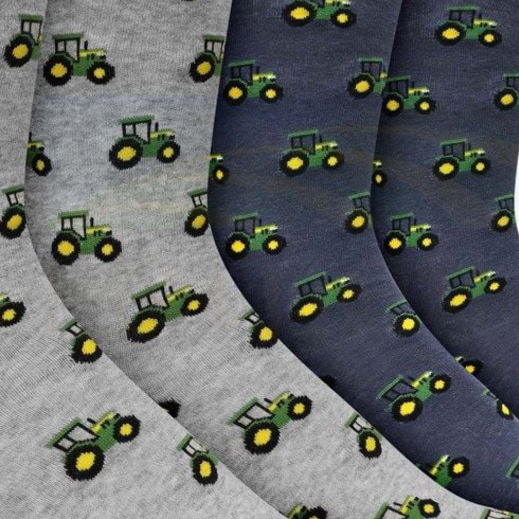 John Deere - 2 Pack - Tractor Row Fashion Socks