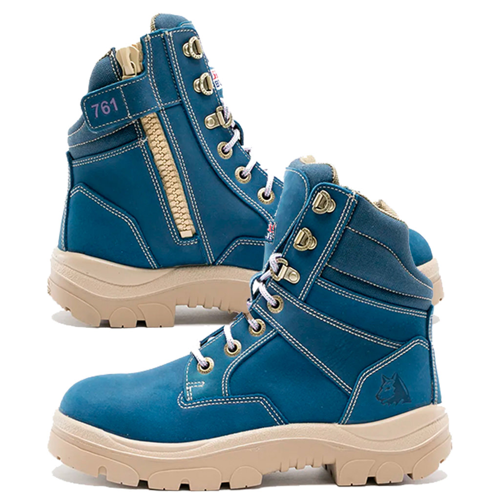 Steel Blue Southern Cross Zip Ladies TPU Boots