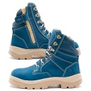 Steel Blue Southern Cross Zip Ladies TPU Boots