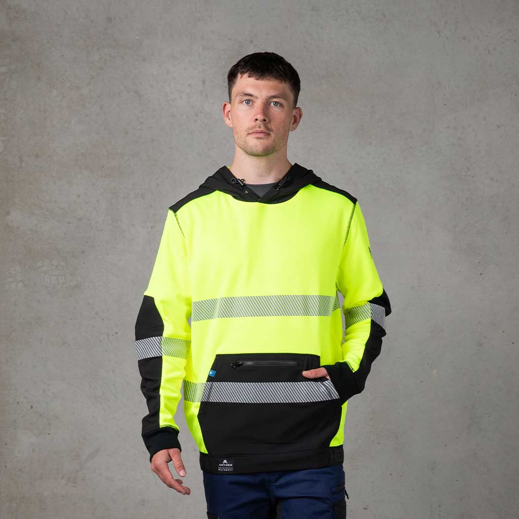 Anthem Taped Tech Hi Vis Hooded Sweatshirt