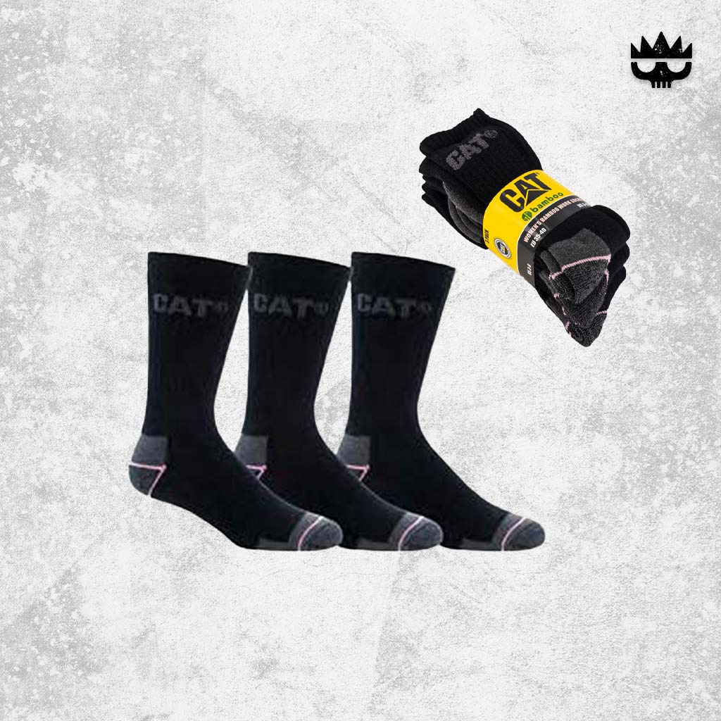 CAT Women's Bamboo 3pk Socks