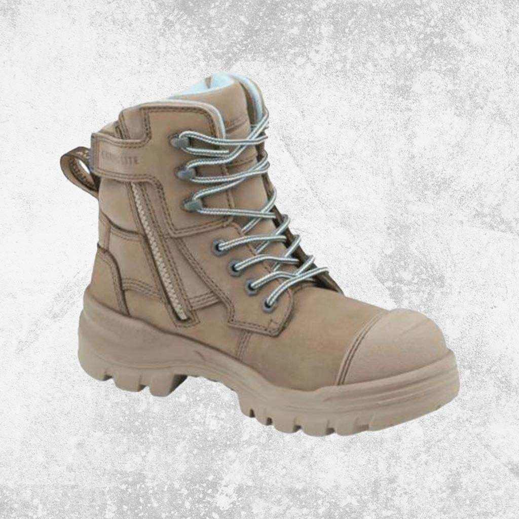 Blundstone 8863 - RotoFlex WR Nubuck 150mm Women's Zip Side Safety Boot