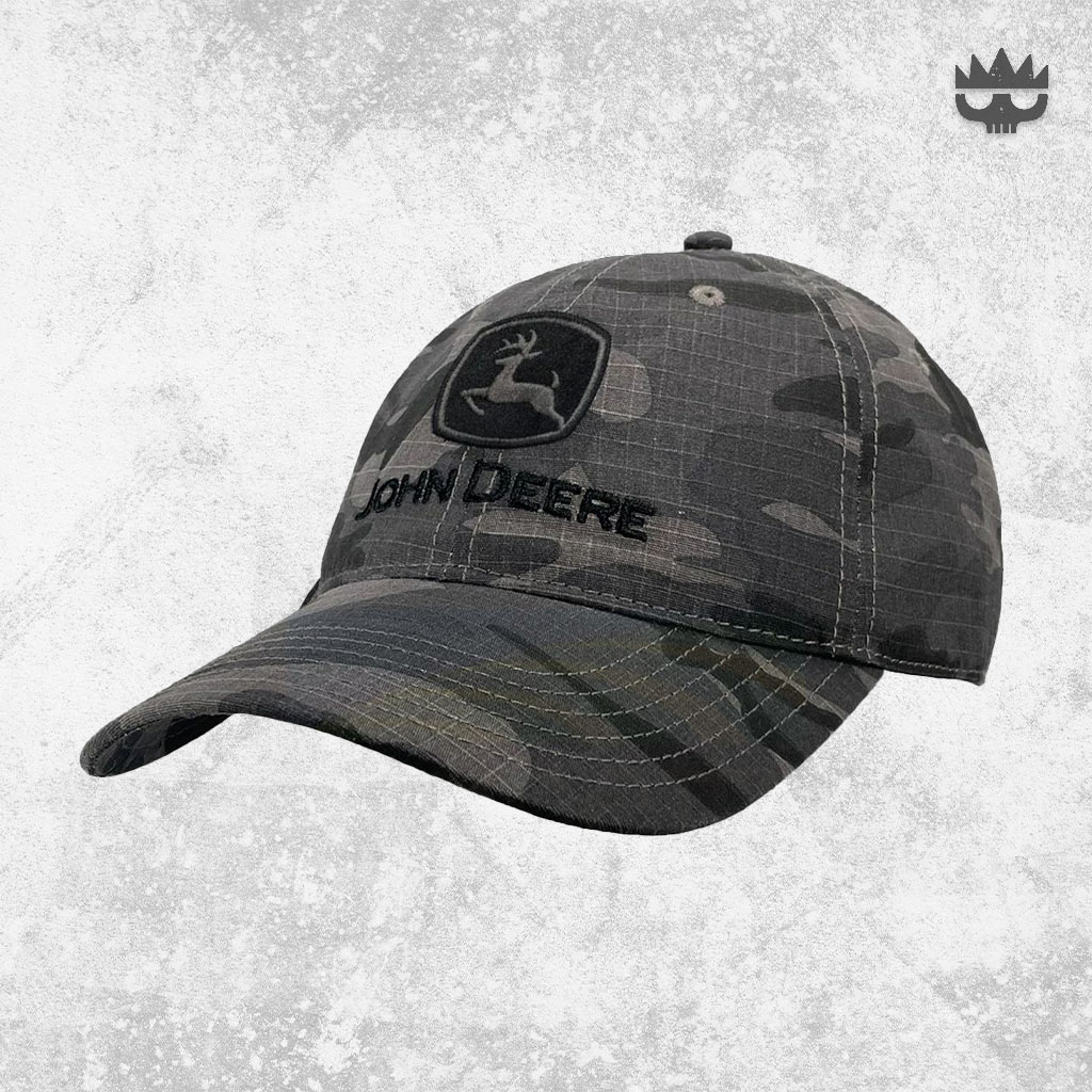 John Deere - Storm Camo Printed Embroidered Cap