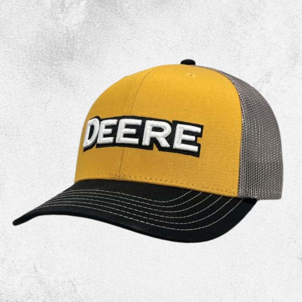 John Deere - Deere Embossed Mesh Back Trucker Cap