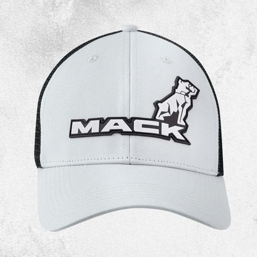 [MKBAM2401SG0000] Mack 2‑Tone Curved Brim Trucker Cap