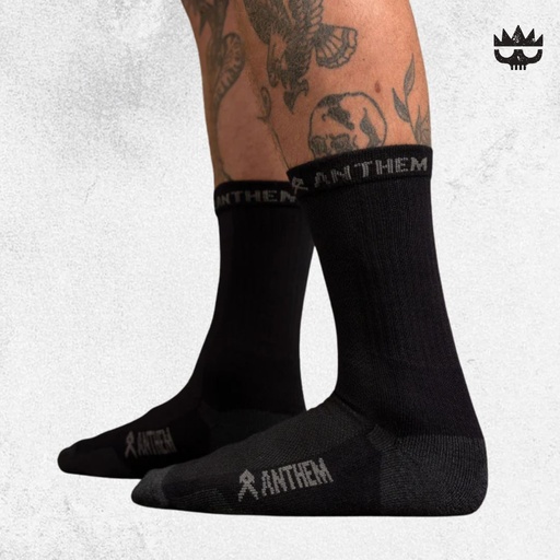 [A0204] Anthem Performance Crew Socks - 5 Pack